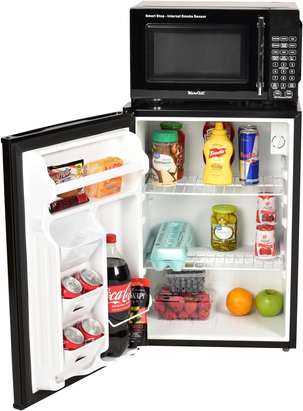 MicroChill 2.7 Combo: Fridge & Microwave with USB!