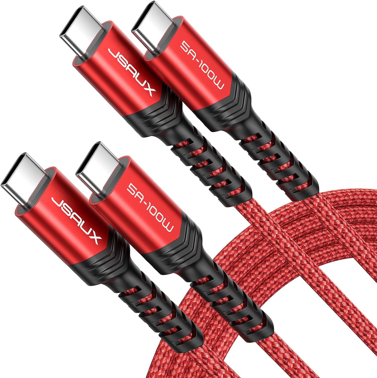JSAUX 100W Fast Charge USB C Cable Duo!