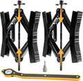 Camper Wheel Chock Stabilizer 2 Sets - Heavy Duty X Chock for RVs