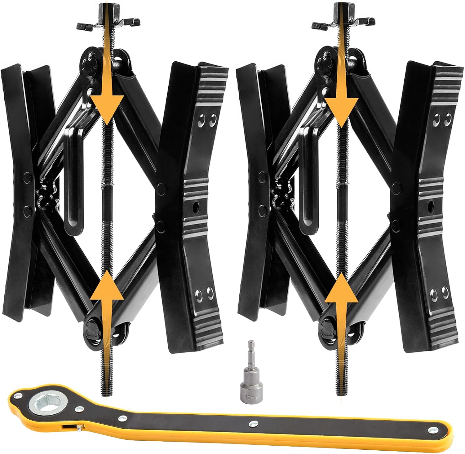 Camper Wheel Chock Stabilizer for Heavy Duty Trucks and RVs