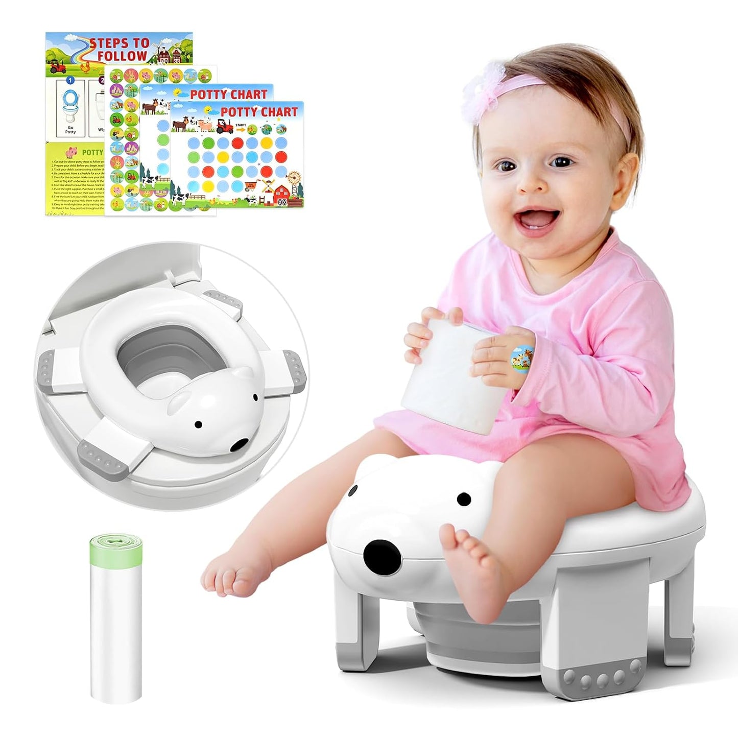 Polar Bear Potty Set for Easy Training