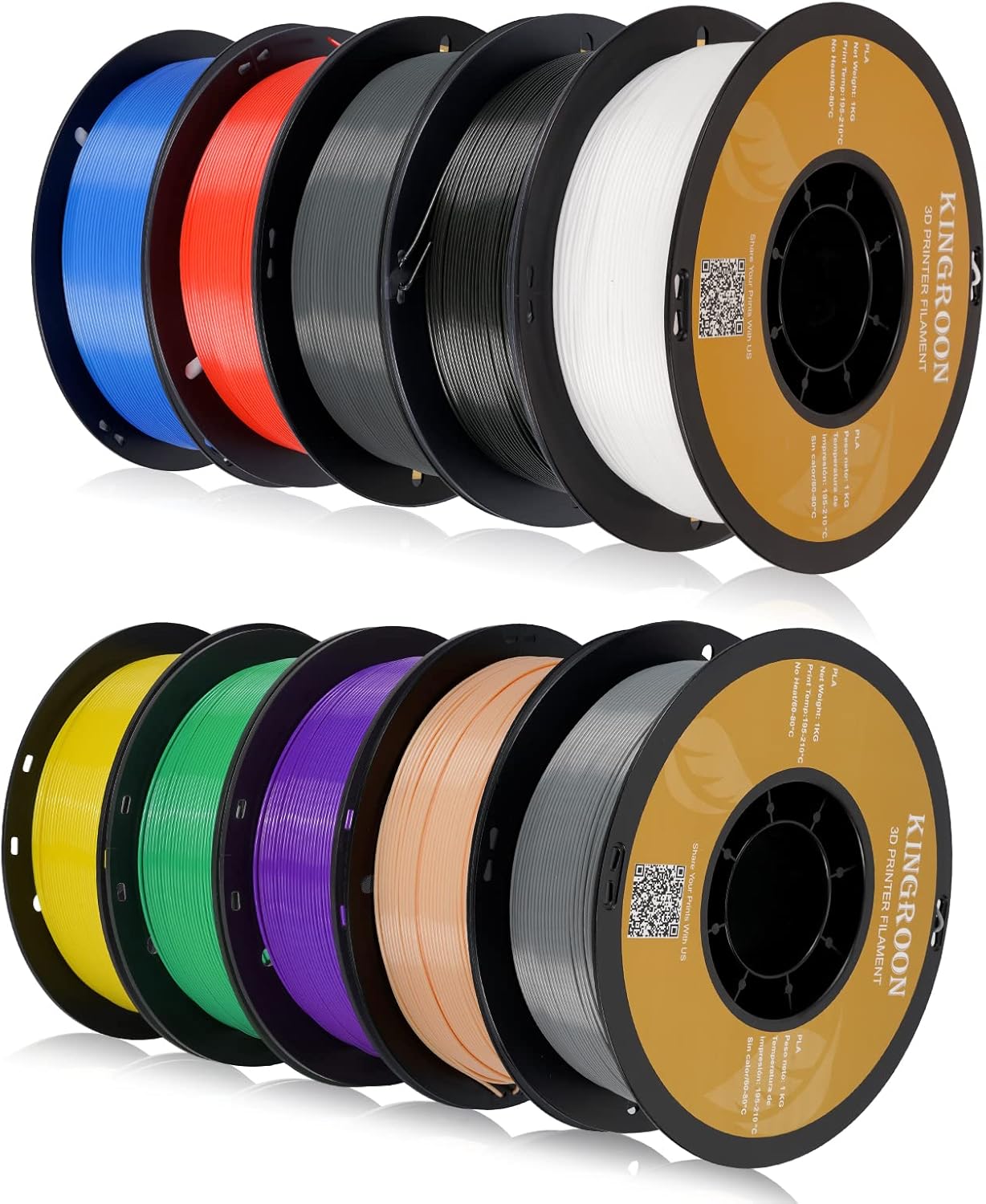 Kingroon PLA 3D Printer Filament for High-Quality Printing