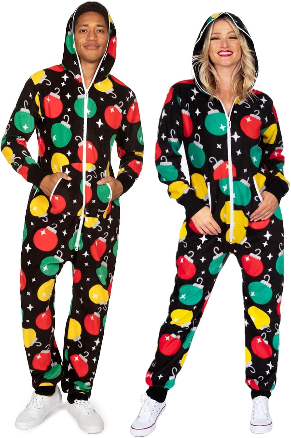Tipsy Elves Christmas Onesies for Adults - Comfy Holiday Jumpsuits