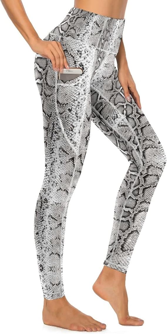 Cerburny High Waisted Yoga Pants with Pockets for Women