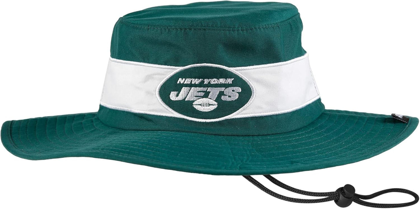 FOCO Men's NFL Team Logo Sun Bucket Boonie Hat for Outdoors
