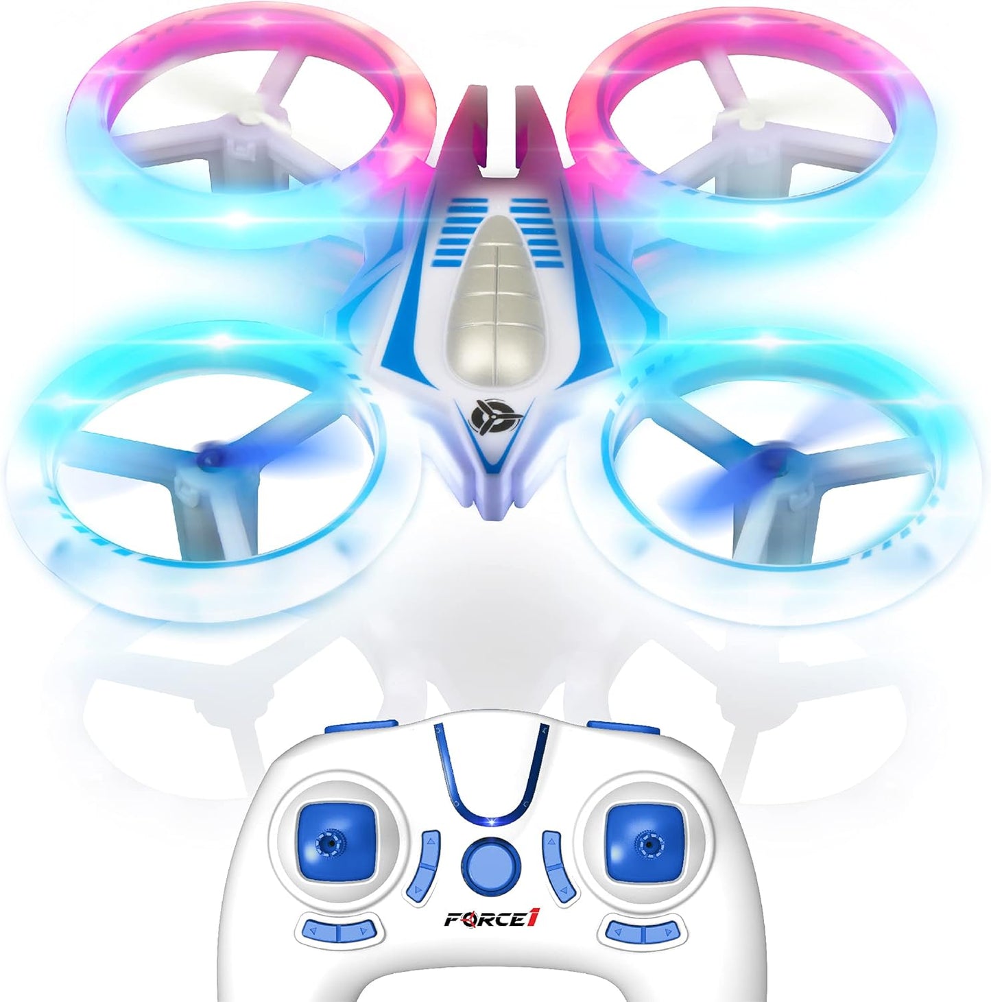 Force1 UFO 4000 Mini Drone for Kids - Fun LED Remote Control