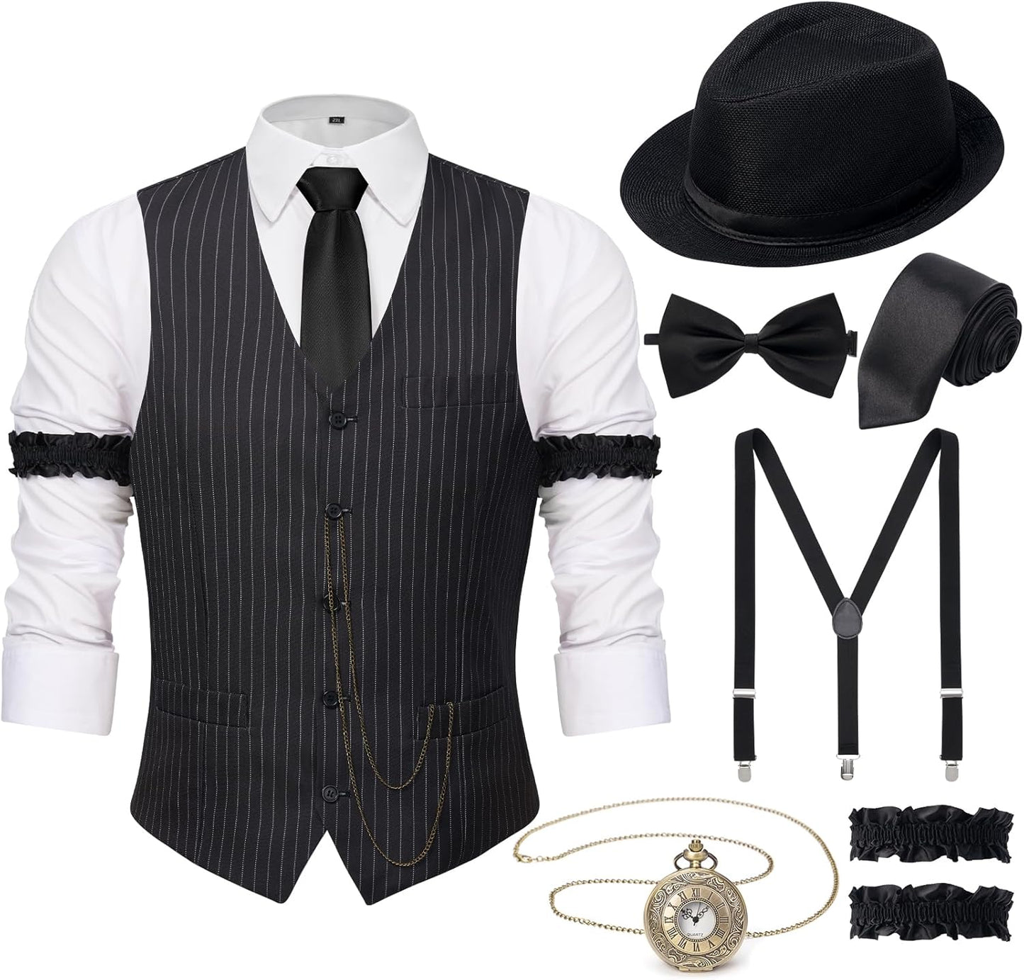 Stylish 1920s Mens Costume for Gatsby and Roaring 20s Events