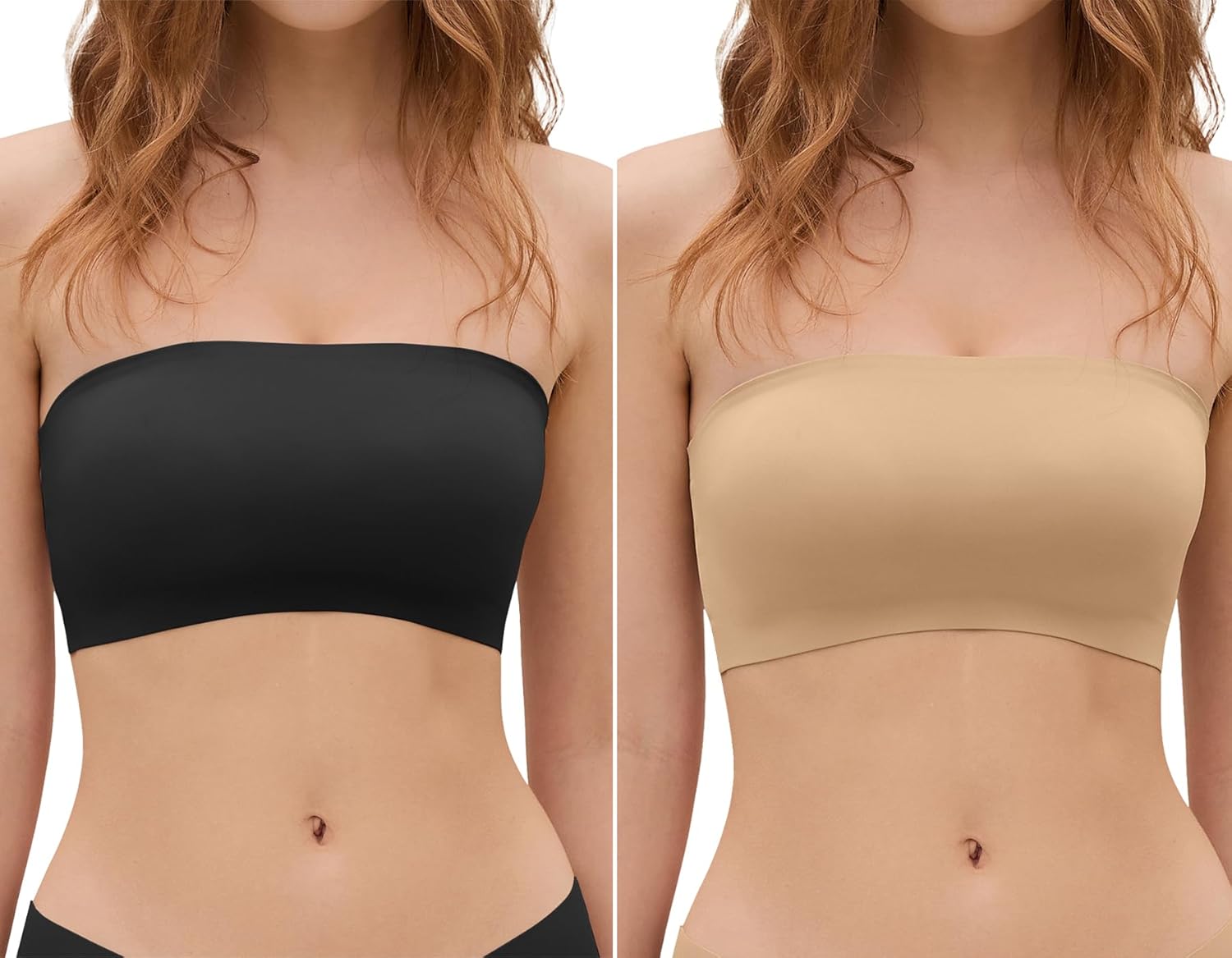 DEANGELMON Strapless Bras for Women: Comfy Non-Slip Bandeau