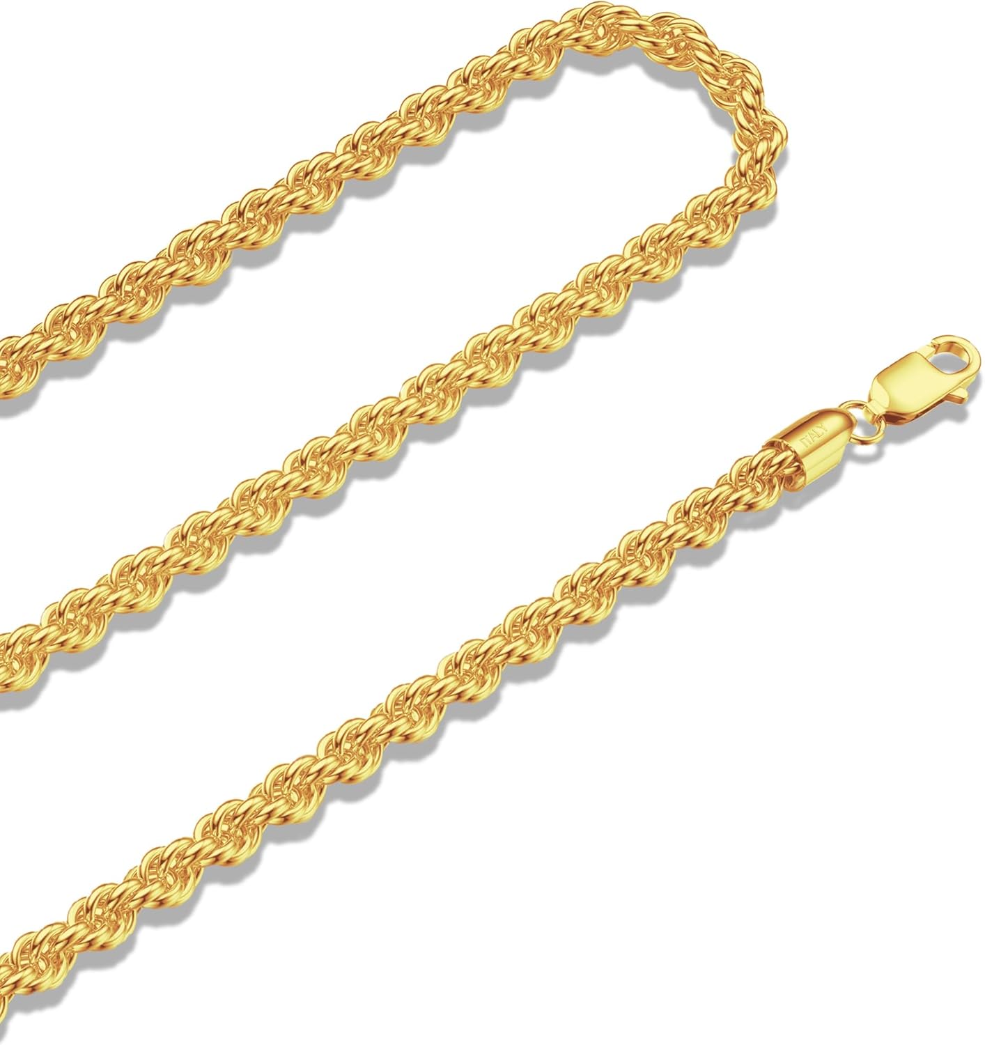 925 Sterling Silver Rope Chain with Lobster Clasp for All