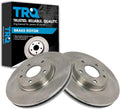 TRQ Front Brake Rotors Set Vented Compatible with 2014-2018 Mazda 6