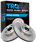 TRQ Front Brake Rotors Set Vented Compatible with 2004-2009 Toyota