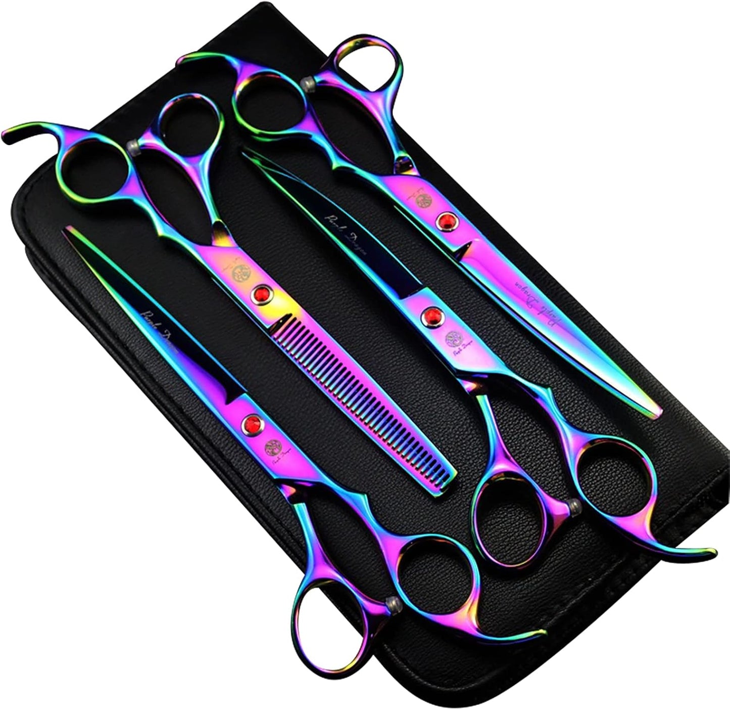 Professional 7.0 inch Pet Grooming Scissors Kit for Dogs