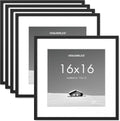 16x16 inch Picture Frame with 12x12 Removable Mat - Lightweight Wall