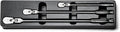 Fine 90-Tooth Locking Flex-Head Ratchet Set - Extra Reach and Control