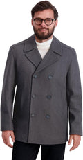 Nautica Men's Classic Double Breasted Peacoat for Timeless Style