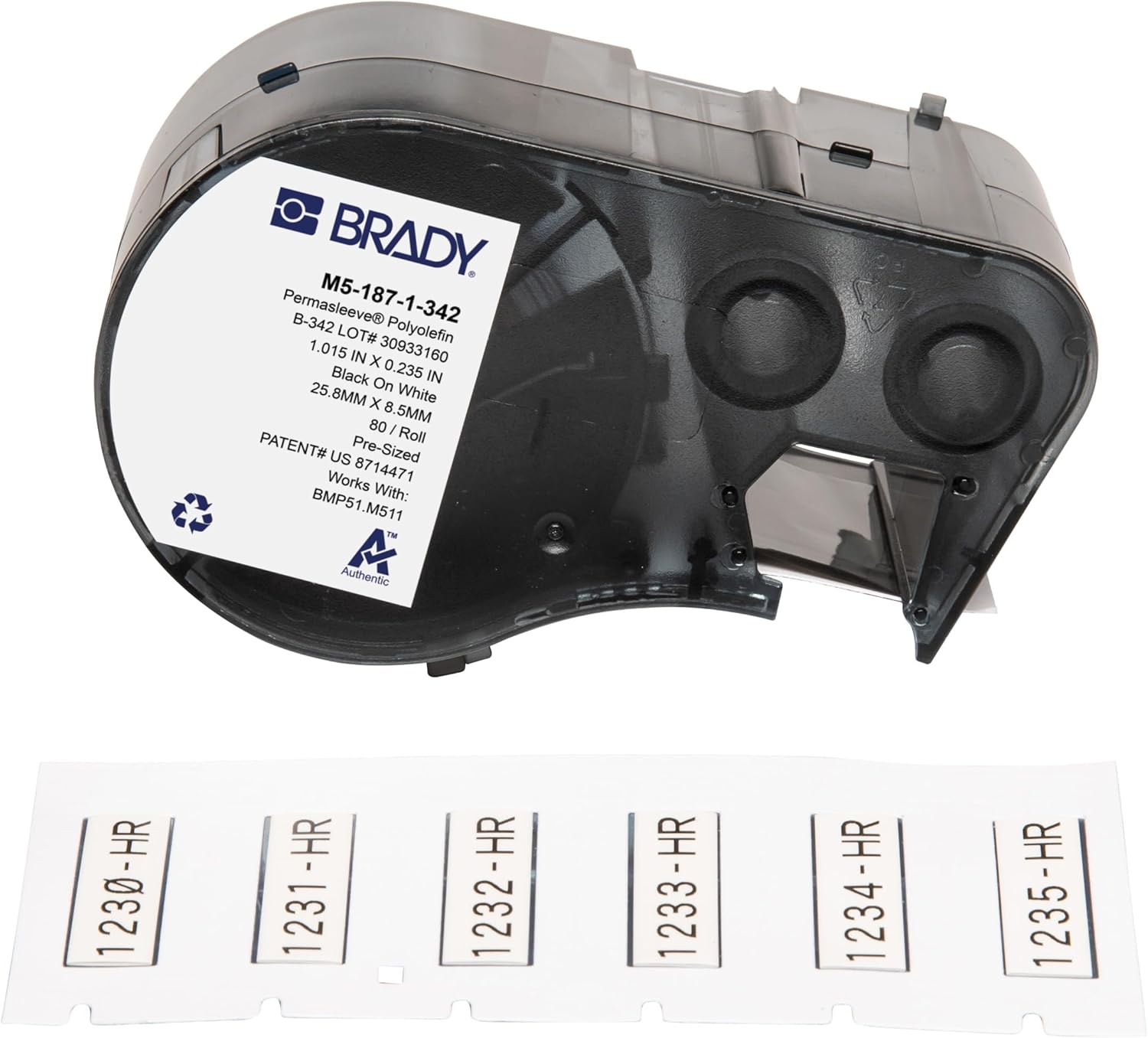 Brady PermaSleeve Heat-Shrink Labels for Cable Marking Needs