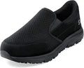 HISEA Slip Resistant Shoes for Men - Lightweight Work Slip Ons