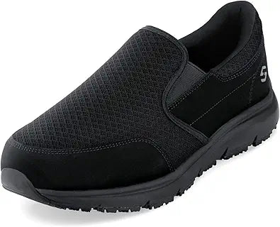 HISEA Slip Resistant Shoes for Men - Comfortable Kitchen Footwear