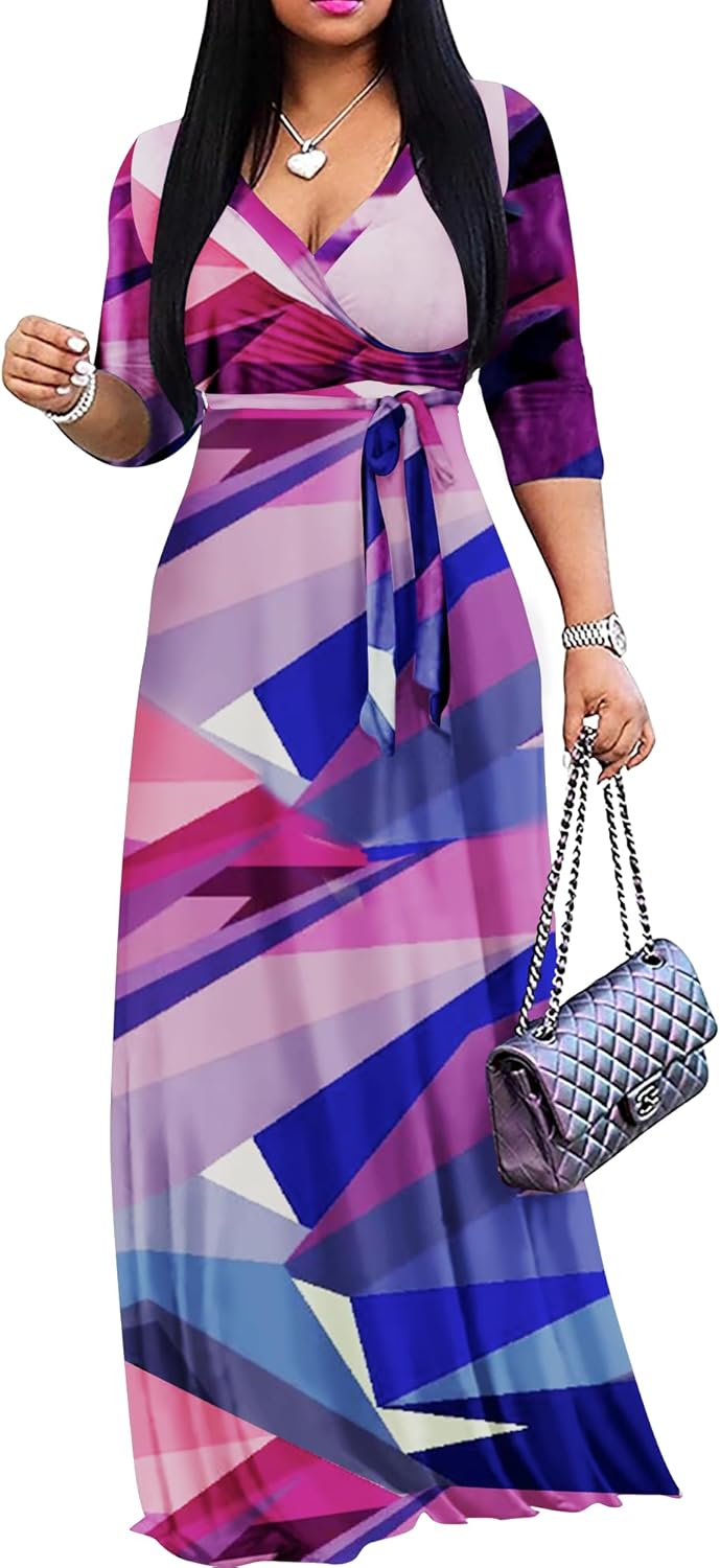 Plus Size Maxi Dress for Women - Casual Summer Sundress