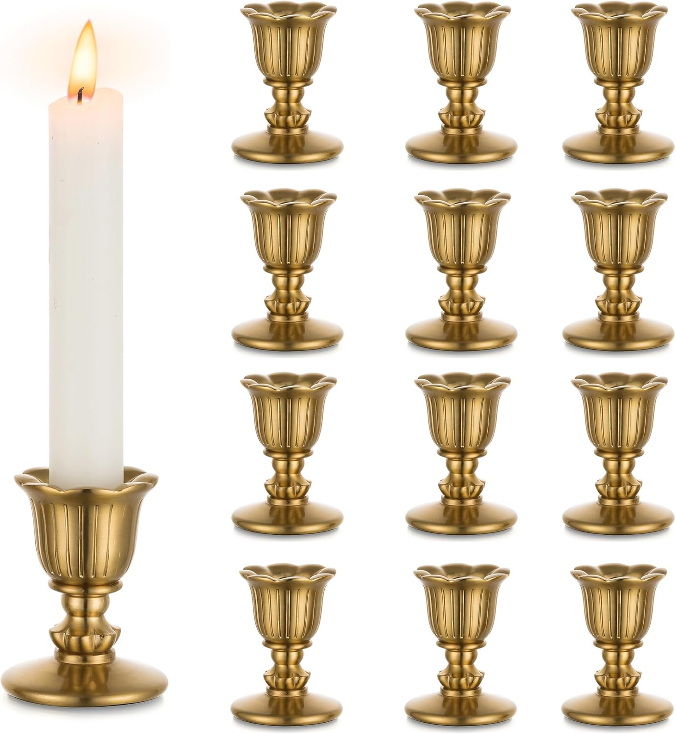 Vintage Brass Candlestick Holders for Elegant Home Decor