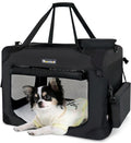 Large Cat Carrier for Cats Collapsible Soft Pet XL Crate - Car Travel