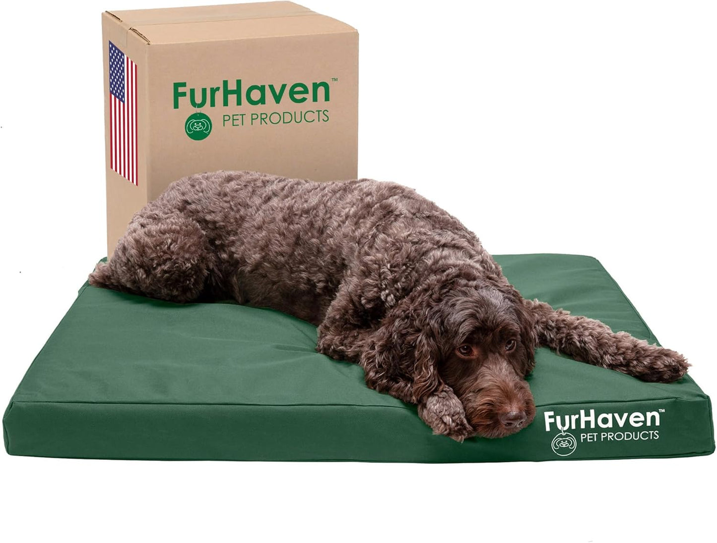 Furhaven Water-Resistant Orthopedic Dog Bed for Large Dogs