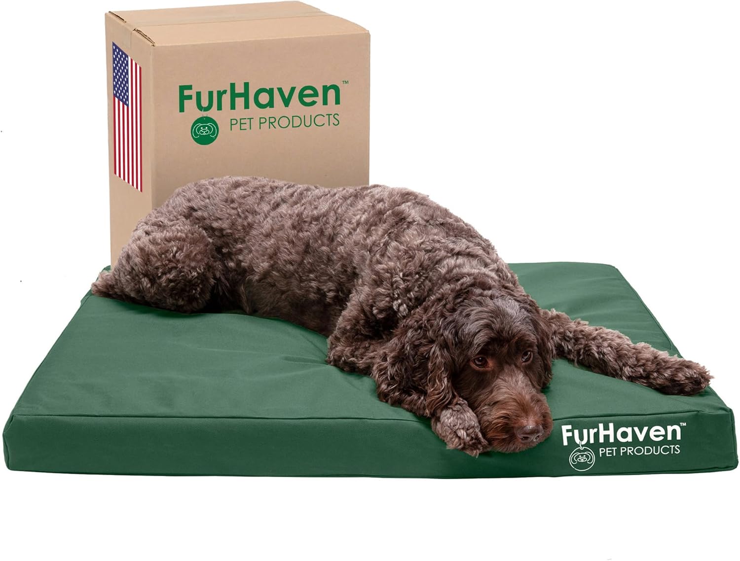 Furhaven Water-Resistant Orthopedic Dog Bed for Large Dogs