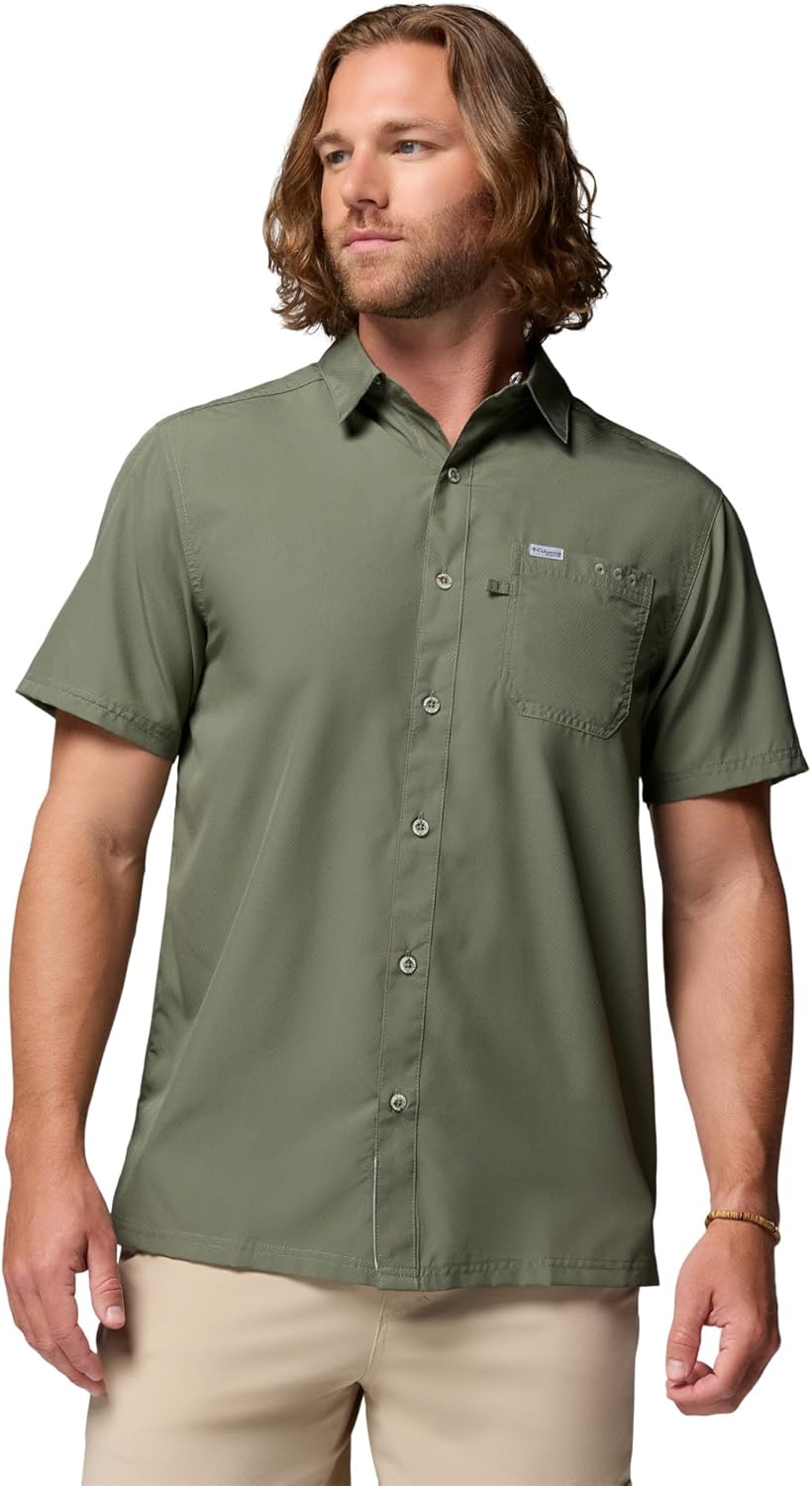 Columbia Men's Standard Slack Tide Camp Shirt for Outdoor Fun