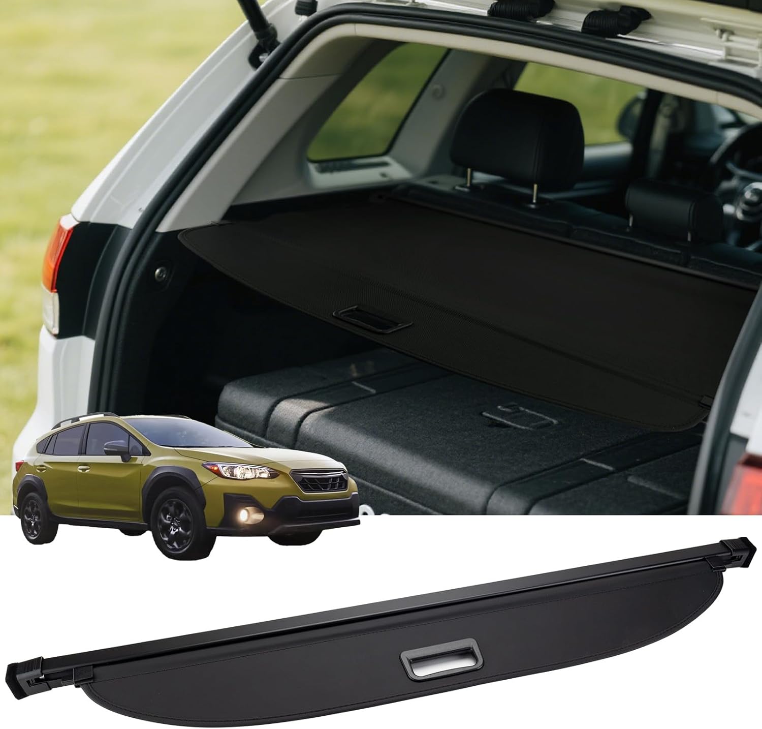 Retractable Trunk Cargo Cover for Subaru Crosstrek 2024 2025
