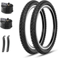 MOHEGIA Kids Bike Tires 16x2.125 2-Pack with Tubes - Durable