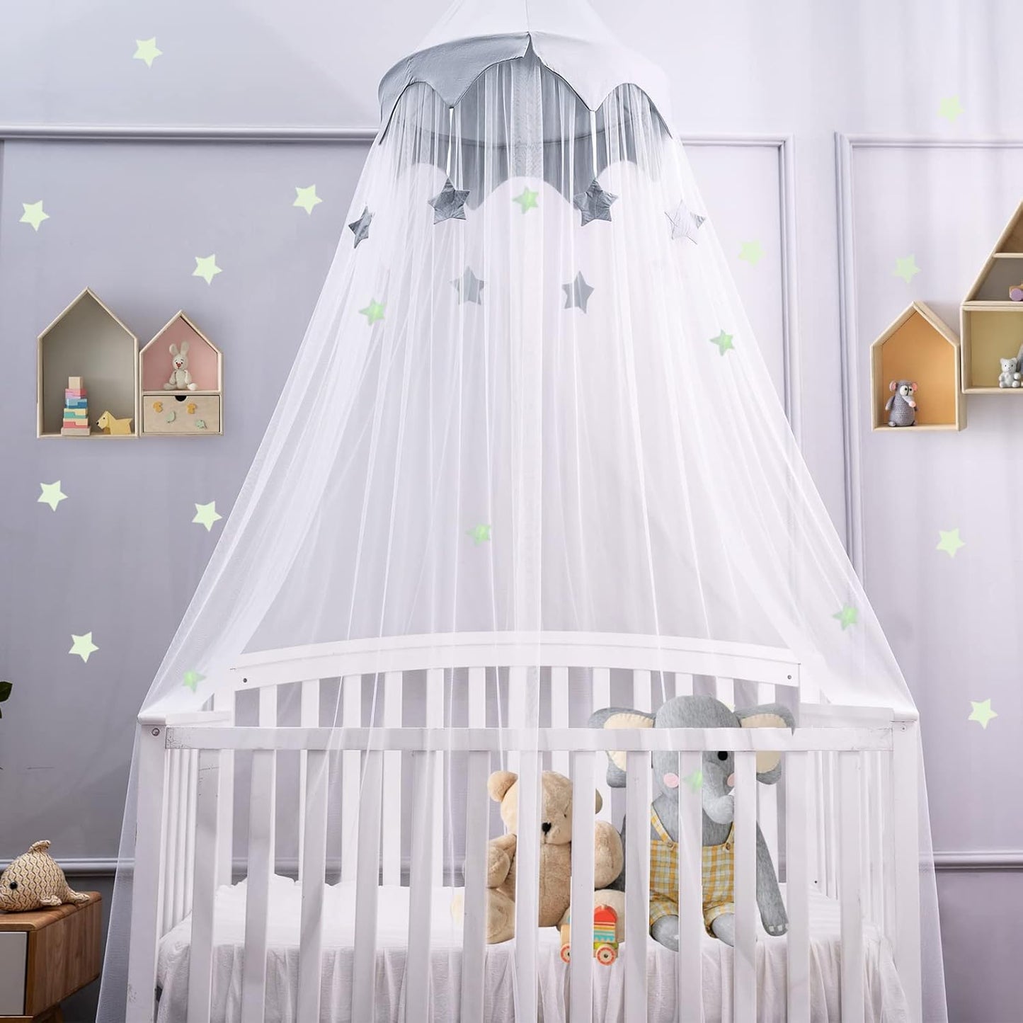Starry Sky Canopy - Dreamy Fairy Tale Decor for Kids Beds
