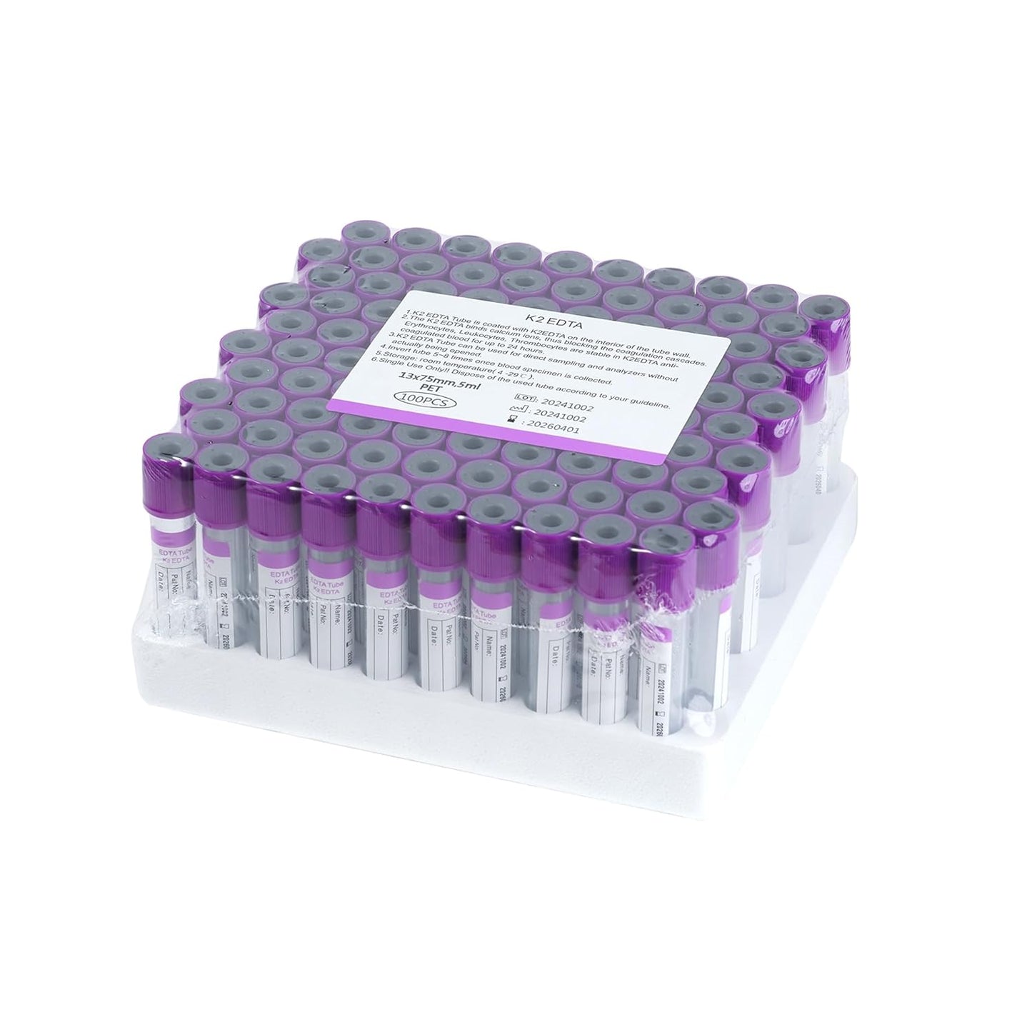 Vacutainer Blood Collection Tubes 5ml for Veterinary Labs