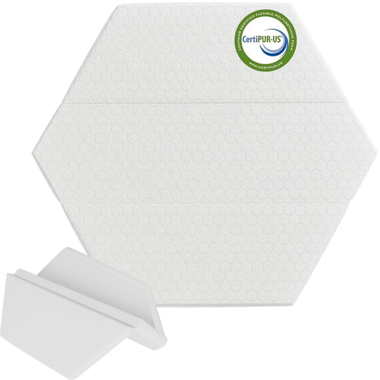 YENING Thick Hexagon Playpen Mat - Waterproof Pad for Baby Play Yard