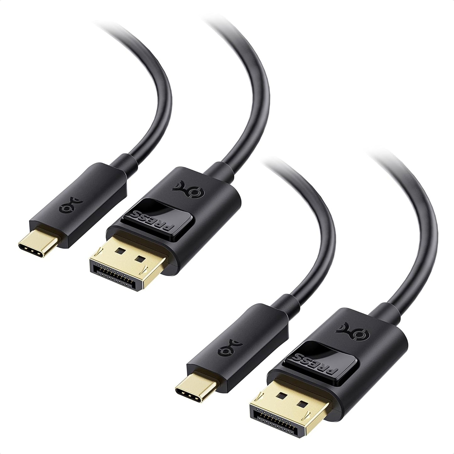 Unidirectional USB C to DisplayPort Cable for 8K and 4K Support