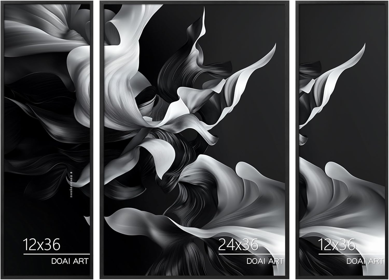 24x36 and 12x36 Poster Frames with HD Plexiglass for Art