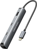 USB-C Hub 7-in-1 with 4K 60Hz HDMI and 100W PD - Compact Multiport Hub