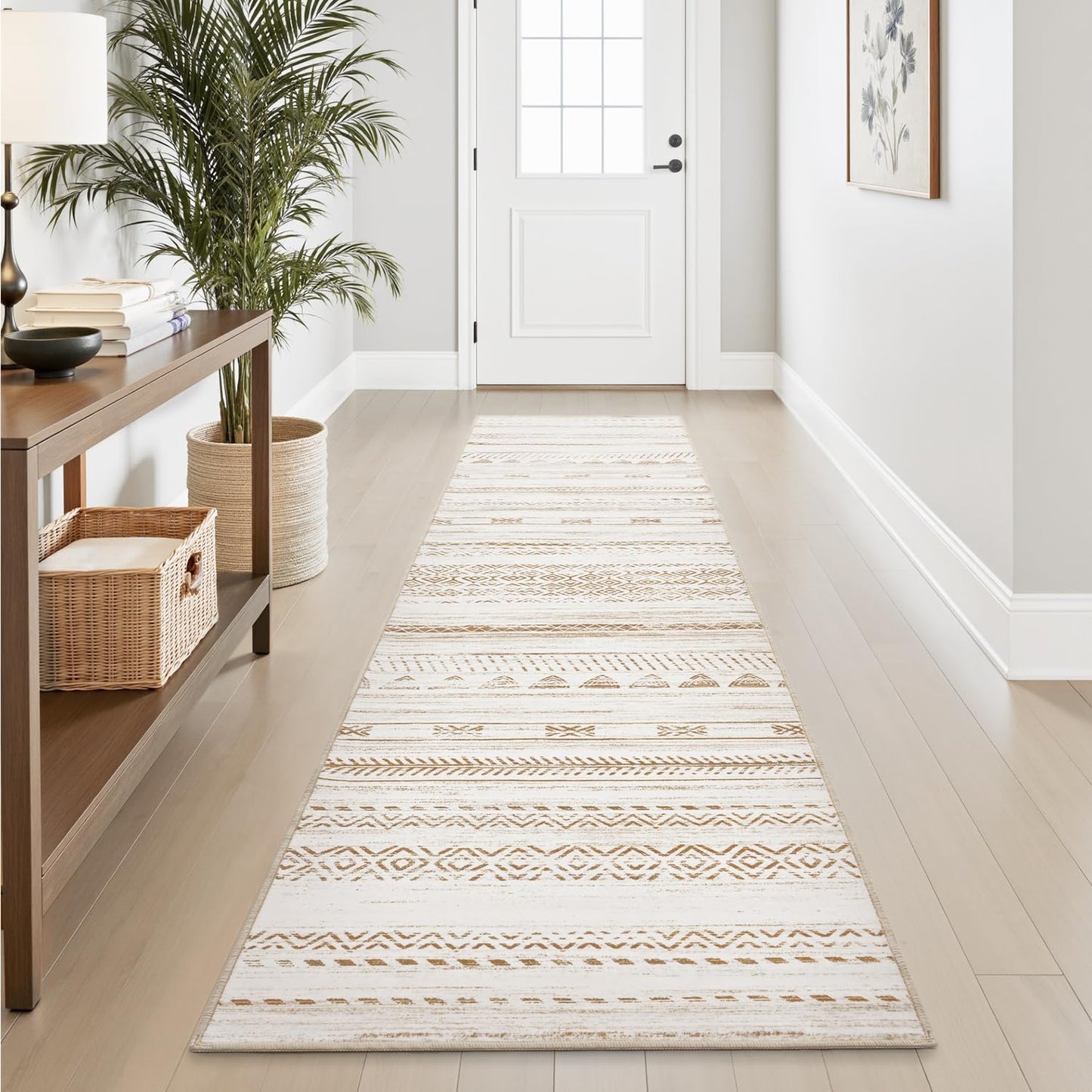 2x10 Runner Rug Machine Washable Non Slip Area Rug for Home
