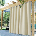 Outdoor Waterproof Blackout Curtain Panel 100W x 95L - Privacy & Heat