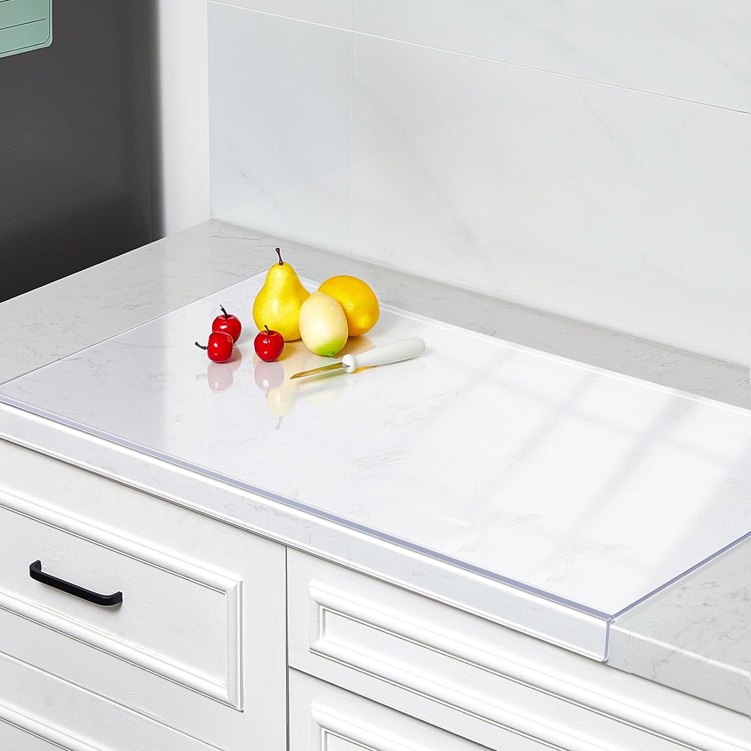Wesiti Large Acrylic Cutting Board Non Slip 36 x 24 Inch Clear