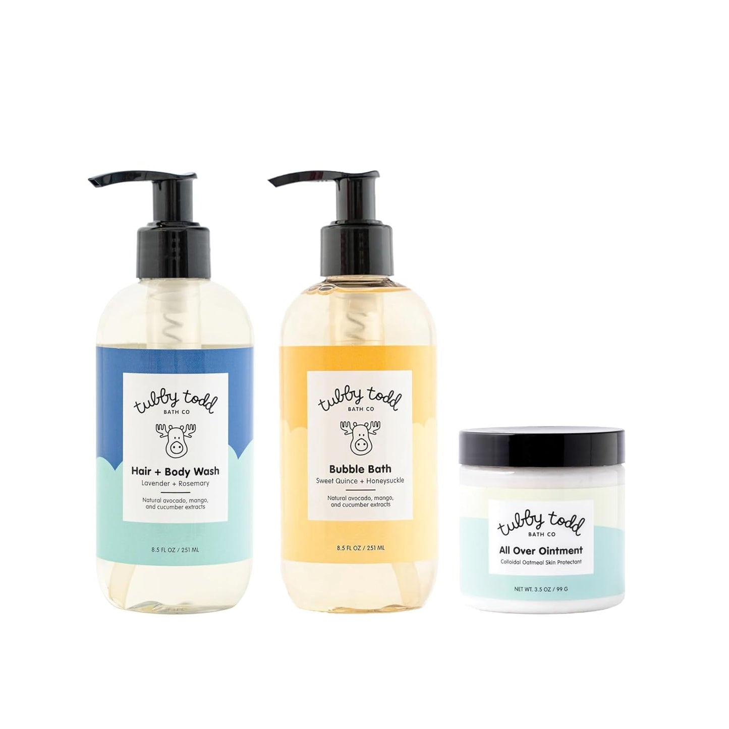 Tubby Todd Baby Bath Gift Set for Newborn Care Essentials