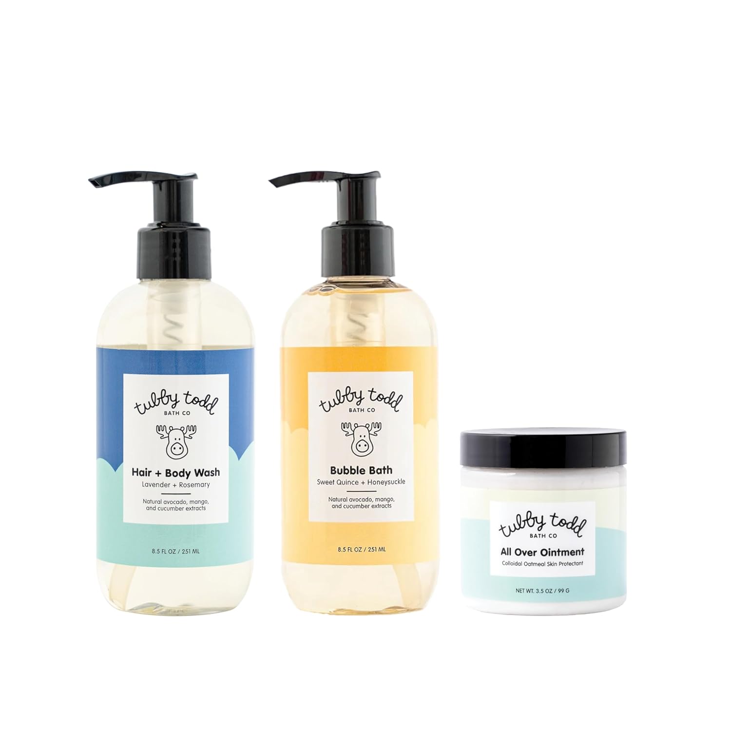 Tubby Todd Baby Bath Gift Set for Newborn Care Essentials