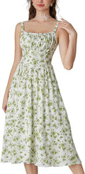 Scarlet Darkness Floral Corset Cami Dress - Flattering (Style KZRL)
