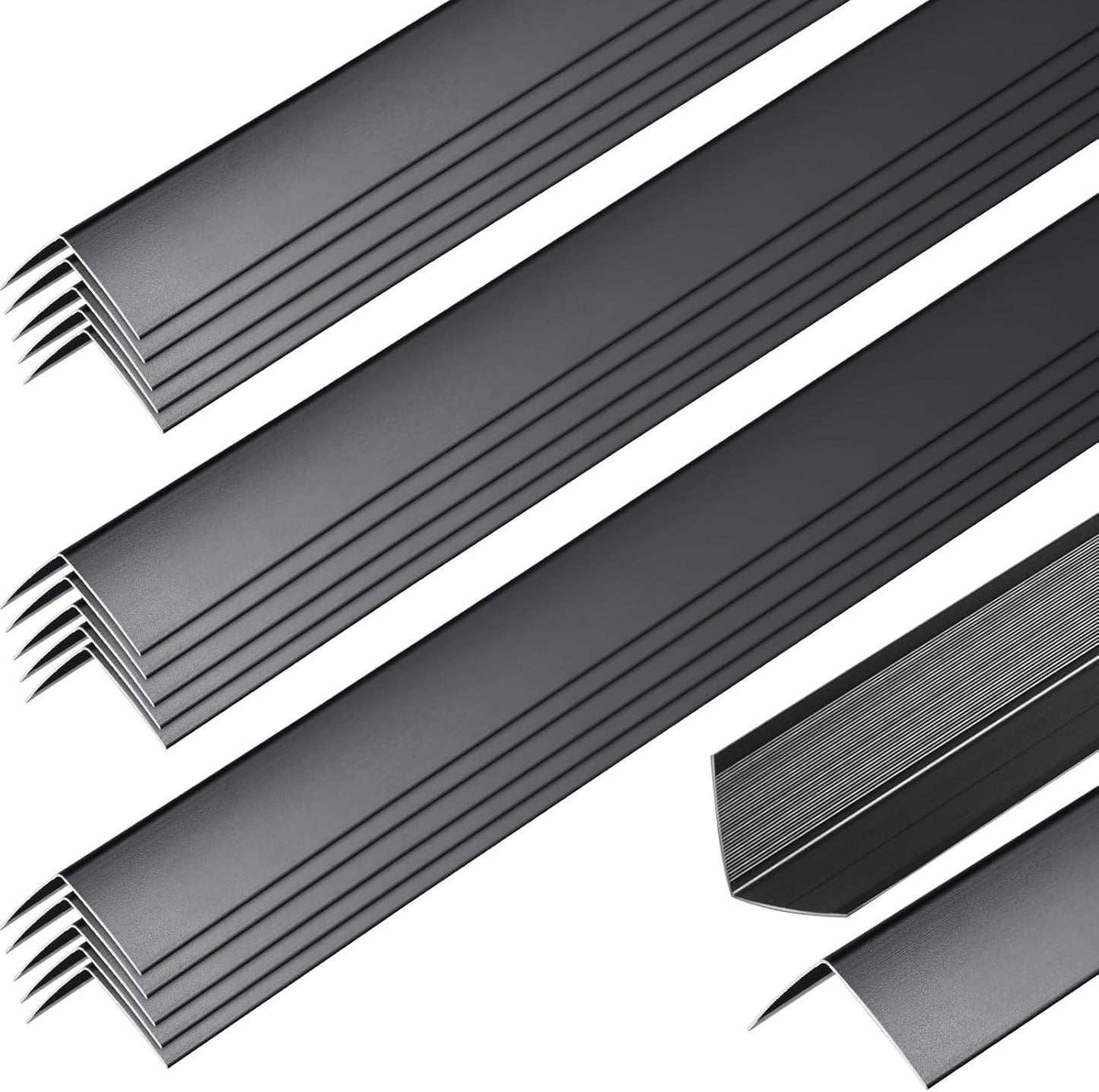 Therwen 30 Pcs Aluminum Alloy Metal Molding Corner Guards
