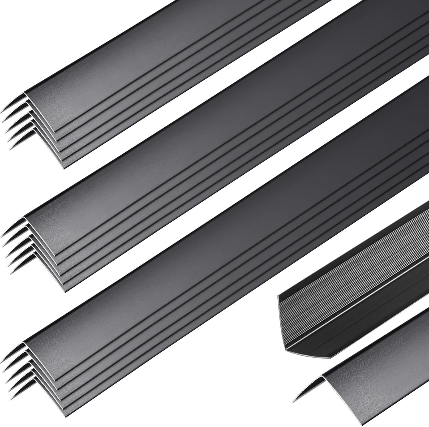 Therwen 30 Pcs Aluminum Alloy Metal Molding Corner Guards