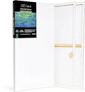 Elan Stretched Canvases 20x39 4-Pack - Sturdy Quad-Primed Canvases