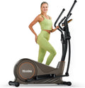 Elliptical Exercise Machine for Home - Quiet 15.5in Stride Trainer