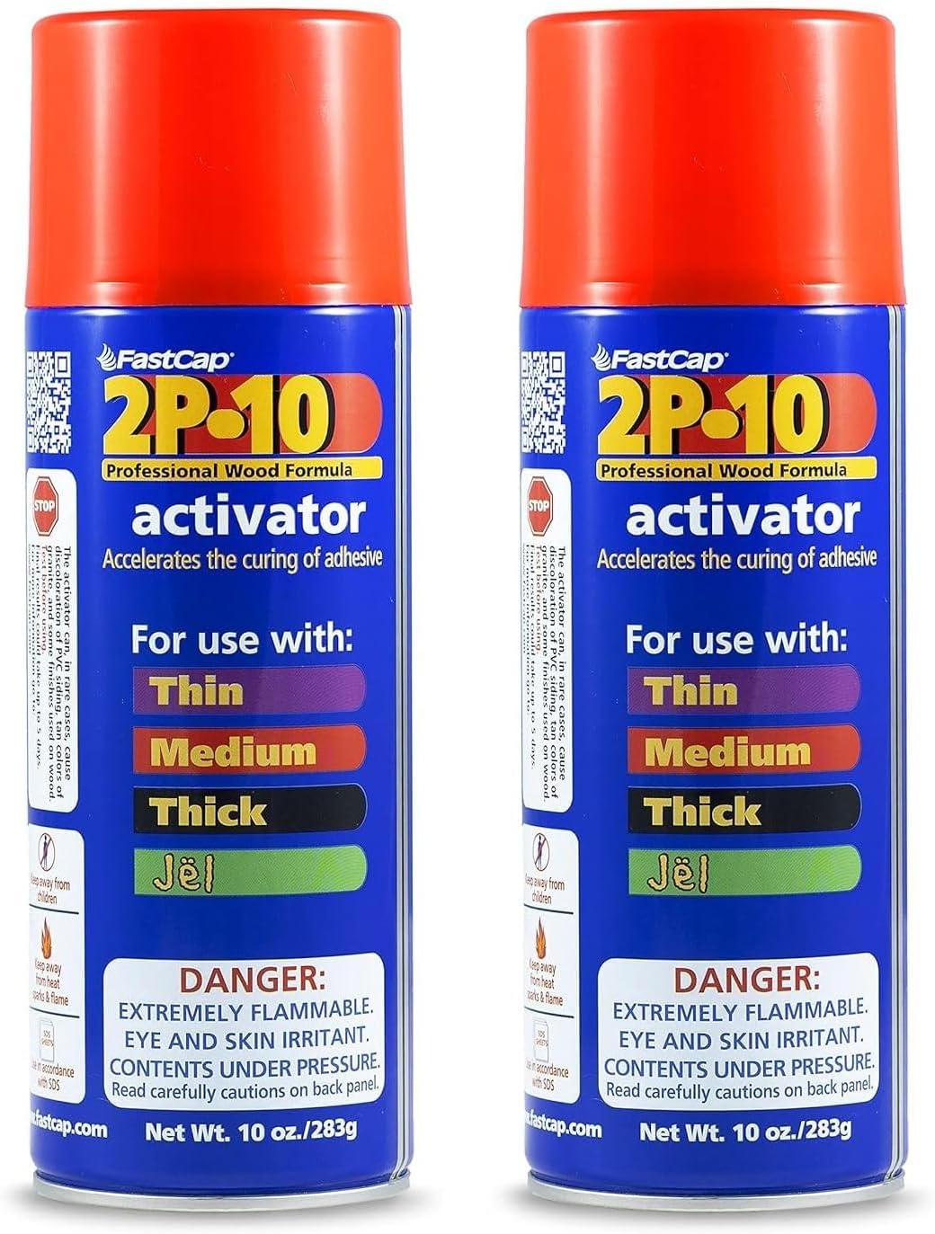 FastCap 2P-10 Professional Adhesive Activator for Quick Bonding