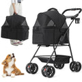 3 in 1 Dog Stroller for Medium Small Dogs Up to 35lbs - Versatile Pet