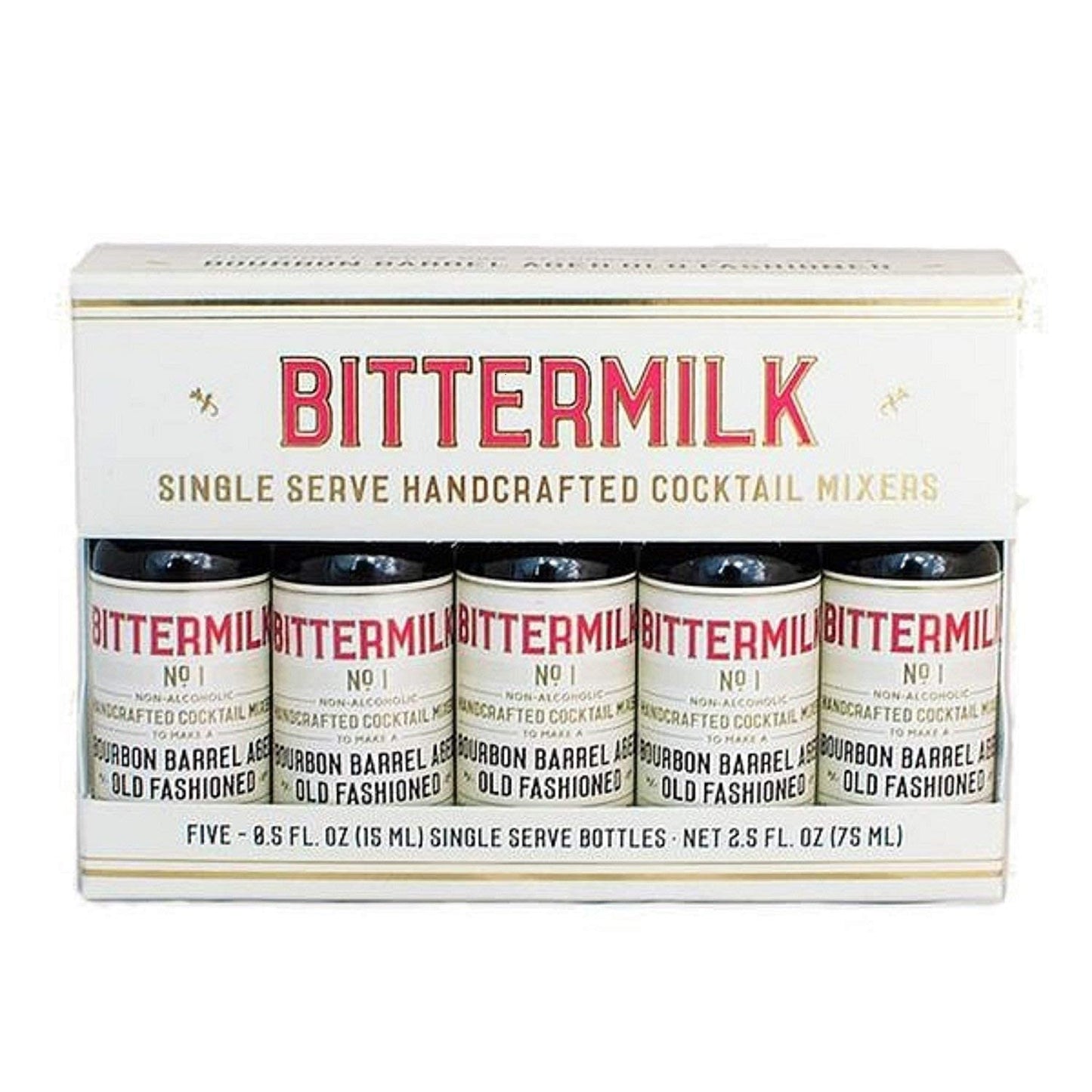 Bittermilk Bourbon Aged Old Fashion Kit x5