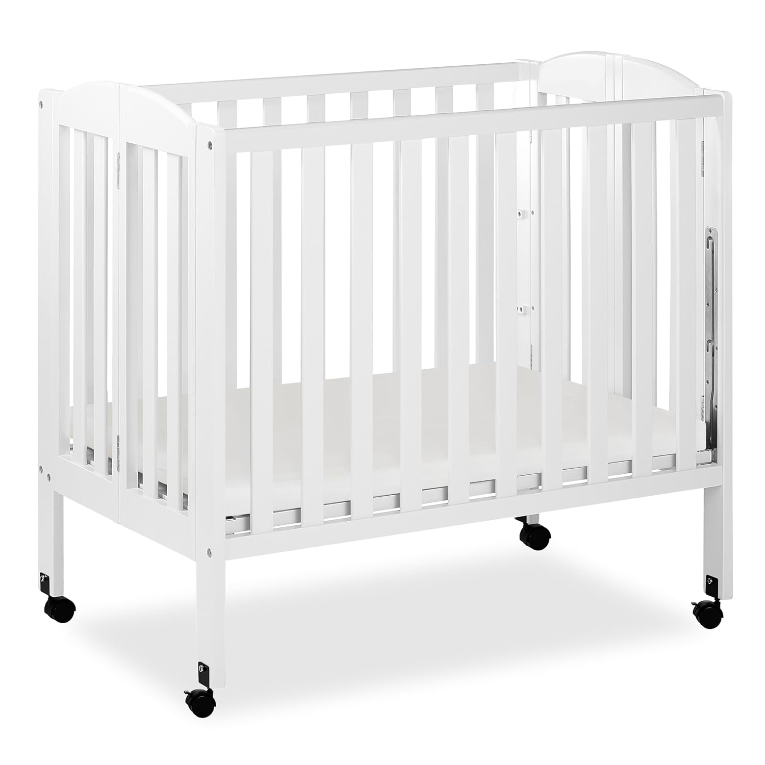 Dream On Me 3-in-1 Portable Folding Mini Baby Crib with Mattress